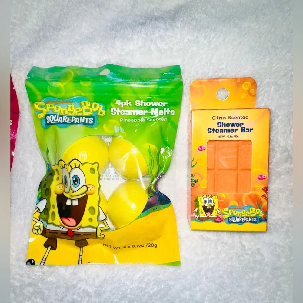 New SpongeBob Shower Set - Picture 5 of 7